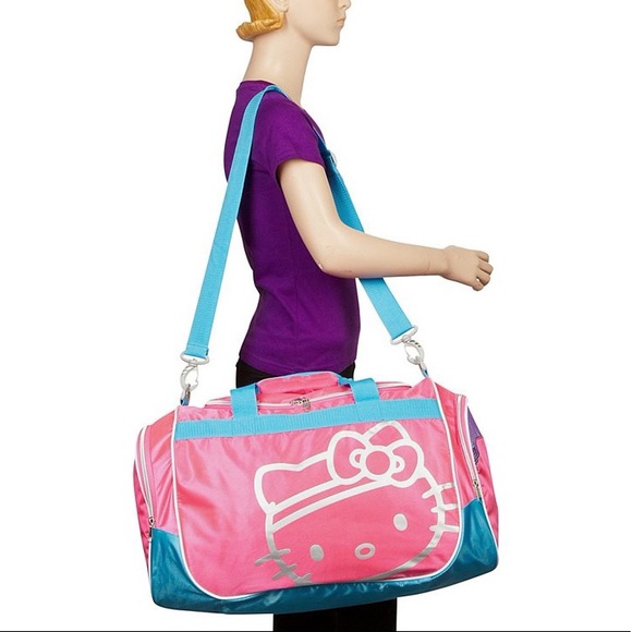 π LARGE π SANRIO USA HELLO KITTY SPORTS DUFFEL BAG